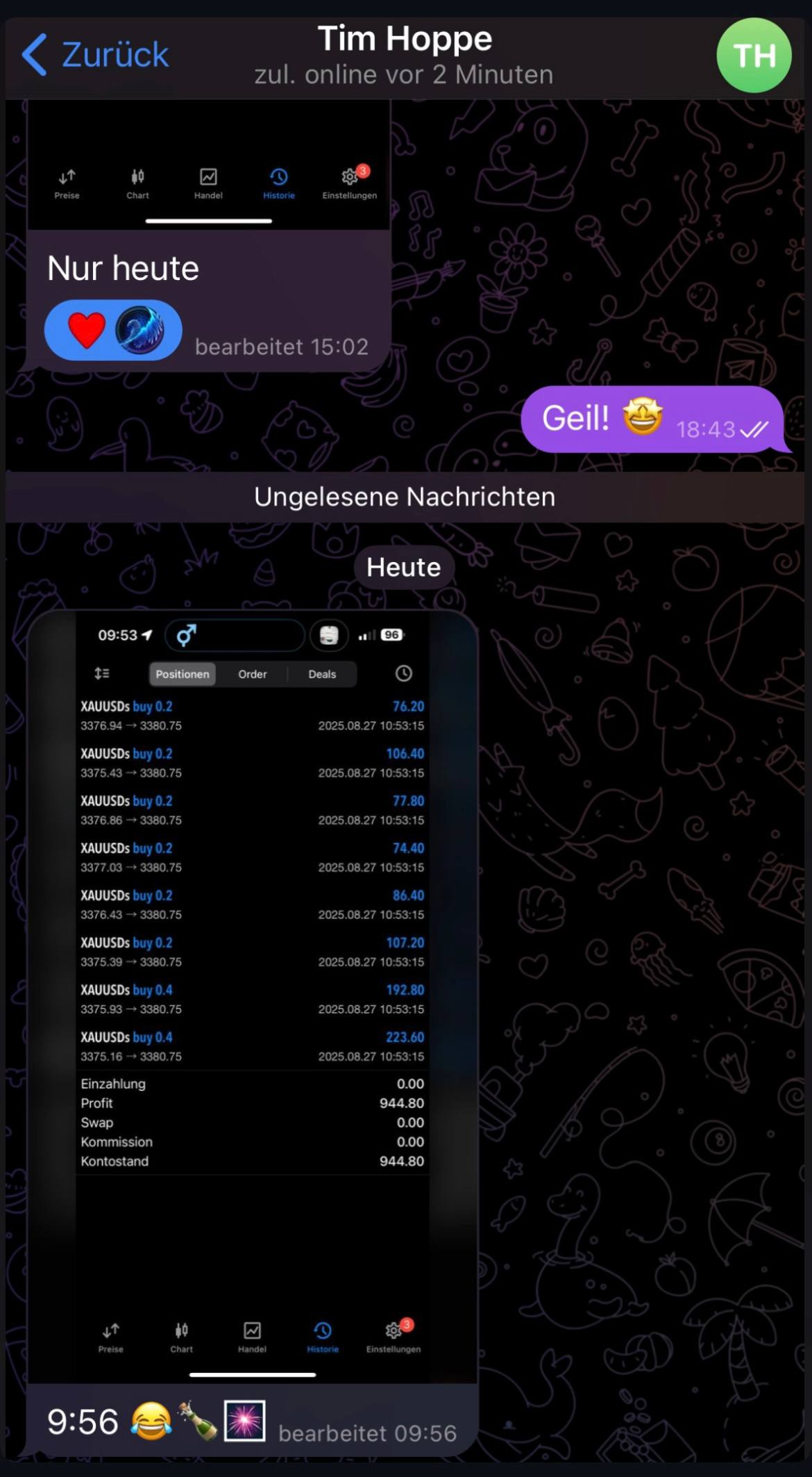 Testimonial 6 Profit Screenshot